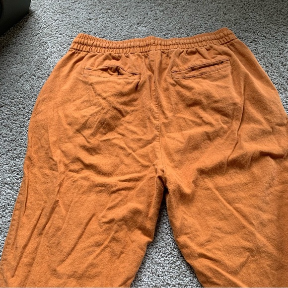 Old Navy Linen Blend Straight Leg Cropped Pants Size Medium - Picture 7 of 8